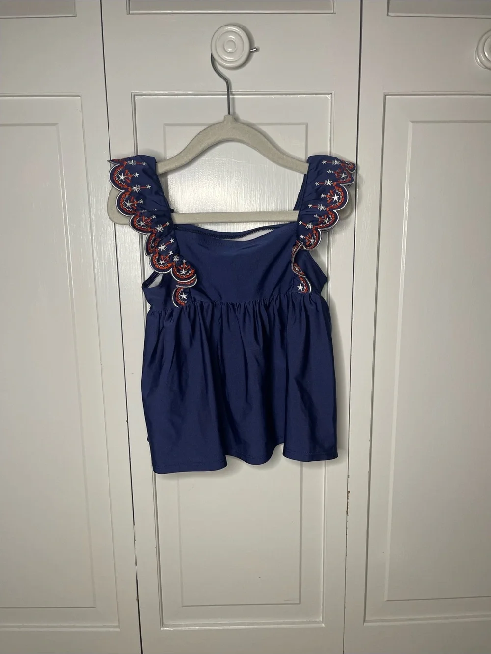 Cat & Jack Patriotic Navy Toddler Swim Top